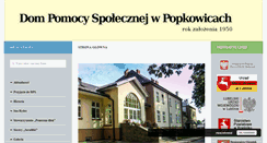 Desktop Screenshot of dpspopkowice.pl